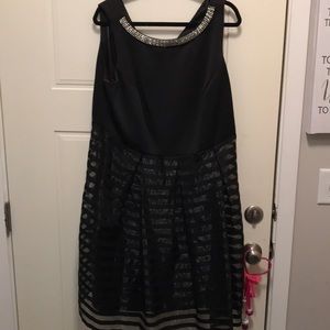 Dressbarn sleeveless Black Dress size 18